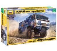 Rallye Camión Kamaz-43509 Kamaz-Master 1:43 Plástico Modelo Kit Zvezda