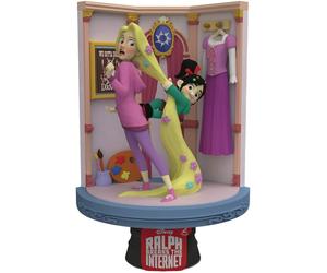 Ralph 2 Statua Rapunzel & Vallenope D-Stage Diorama Figura 16 cm Beast Kingdom