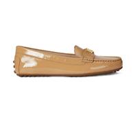 Ralph Lauren - Barnsbury Flats Driver Crinkle Patent Lthr - Shoes - Mujer - Beige - 40 EU -
