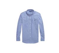 Blue Camisa Slim Fit de popelina elástica XL