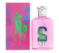 Ralph Lauren Big Pony Women 2 Pink Eau de Toilette para mujer, aroma floral afrutado con arándano, guayaba y almizcle, para mujeres modernas, 100 ml