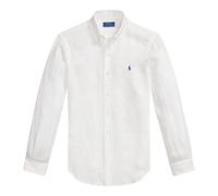 Ralph Lauren - Camisa de Lino con Logo Bordado - Shirts - Hombre - Blanco - M -