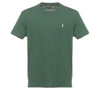 Ralph Lauren- Camiseta de algodón con logo bordado- Tops- Hombre- Verde- M- Camiseta de algodón con logo bordado