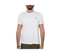 POLO RALPH LAUREN Camiseta de algodón suave Custom Slim Fit. Color Blanco