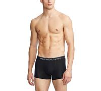 POLO RALPH LAUREN Lote de 3 calzoncillos boxer de algodón elástico. Color Negro + Gris Jaspeado + Blanco