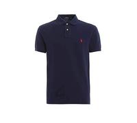 Ralph Lauren Mod. 710795080 Polo Piqué Mangas Cortas Slim Fit Hombre Azul XXL