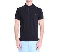 Ralph Lauren Mod. 710795080 Polo Piqué Slim Fit Hombre Negro XXL