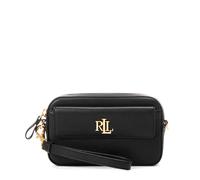 Lauren Ralph Lauren Bolso de hombro negro, Talla One Size