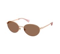 Ralph Lauren Mujer Ralph Lauren RA4148 942773 Gafas de sol Metal Oro Marrón Redonda Normal