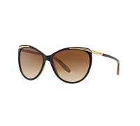 Ralph Lauren Mujer Ralph Lauren RA5150 RA 5150 109013 Gafas de sol Acetato Negro Marrón Cat Eye Normal Sombreado