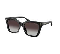 Ralph Lauren Mujer Ralph Lauren RA5349U 50018G Gafas de sol Acetato Negro Gris Cuadrada Normal Matizado