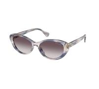Ralph Lauren Mujer Ralph Lauren RA5350U 634311 Gafas de sol Acetato Tortuga Gris Redonda Normal Matizado