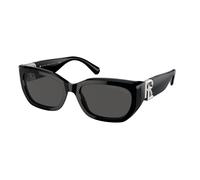 Ralph Lauren Mujer RL8222 THE BRIDGET 500187 Gafas de sol Acetato Negro Gris Cat Eye Normal