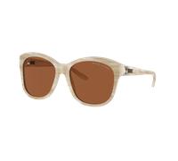 Ralph Lauren Mujer Sunglass RL8190Q - Color del Marco: Crema y cuerno, Color de la Lente: Marrón claro