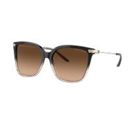 Ralph Lauren Mujer Sunglass The Jacquie - Color del Marco: Shiny Grad Black/Transp Beige, Color de la Lente: Marrón Degradado