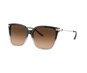 Ralph Lauren Mujer Sunglass The Jacquie - Color del Marco: Shiny Grad Black/Transp Beige, Color de la Lente: Marrón Degradado