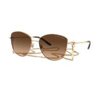 Ralph Lauren Mujer Sunglass The Vivienne - Color del Marco: Oro Pálido, Color de la Lente: Marrón topo degradado