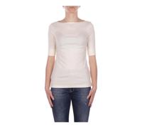 Ralph Lauren- Suéter de Punto de Cuello Redondo- Knitwear- Mujer- Beige- L- Suéter de Punto de Cuello Redondo