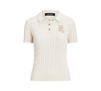 Ralph Lauren- Suéter Polo de Punto Trenzado Natrissa- Tops- Mujer- Beige- S- Suéter Polo de Punto Trenzado Natrissa