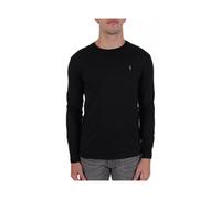 Black Camiseta de algodón Custom Slim Fit L