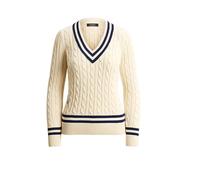 Ralph Lauren - Vesta V-neck Knitwear - Knitwear - Mujer - Beige - XS -