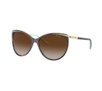 Ralph Mujer Sunglass RA5150 - Color del Marco: Havana On Acquamarine, Color de la Lente: Marrón Degradado