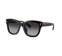 Ralph Mujer Sunglass RA5301U - Color del Marco: Negro Brillante, Color de la Lente: Gris Degradado