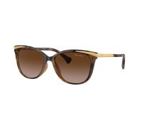 Ralph Mujer Sunglass RA5309U - Color del Marco: Habana Oscuro Brillante, Color de la Lente: Marrón Degradado