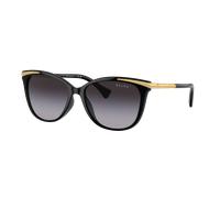 Ralph Mujer Sunglass RA5309U - Color del Marco: Negro Brillante, Color de la Lente: Gris Degradado