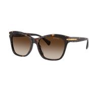 Ralph Mujer Sunglass RA5310U - Color del Marco: Habana Oscuro Brillante, Color de la Lente: Marrón Degradado