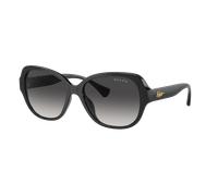 Ralph Mujer Sunglass RA5316U - Color del Marco: Negro transparente brillante, Color de la Lente: Gris Degradado