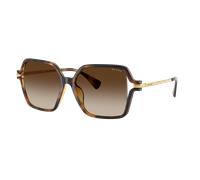 Ralph Mujer Sunglass RA5319U - Color del Marco: Habana Oscuro Brillante, Color de la Lente: Marrón Degradado