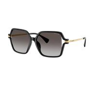 Ralph Mujer Sunglass RA5319U - Color del Marco: Negro Brillante, Color de la Lente: Gris Degradado