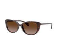 Ralph Mujer Sunglass RA5340U - Color del Marco: Habana Oscuro Brillante, Color de la Lente: Marrón Degradado