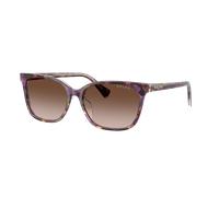 Ralph Mujer Sunglass RA5348U - Color del Marco: Violet Havana/Transparent, Color de la Lente: Marrón Degradado