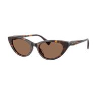 Ralph Mujer Sunglass RA5352U - Color del Marco: Habana Oscuro Brillante, Color de la Lente: Marrón