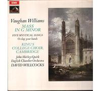 Ralph Vaughan Williams / David Willcocks , The King's College Choir Of Cambridge , David Willcocks , John Shirley-Quirk , English Chamber Orchestra - Mass In G Minor - EMI - ASD 2458, His Master's Voice - ASD 2458