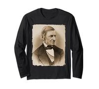Ralph Waldo Emerson, Famous American Abolitionist and Poet Manga Larga