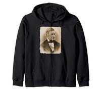 Ralph Waldo Emerson, Famous American Abolitionist and Poet Sudadera con Capucha
