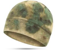 RALSPEC Gorro térmico de microforro polar de camuflaje, táctico, cálido, militar, camuflaje, invierno, para airsoft, militar, para hombres y niños, camouflage, M-L