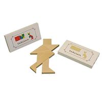 RAM de 7 piezas multicoloras, 5.6 x 7.8 x 1 cm de la alga marina que pone OTRA VEZ el juego de madera del juego