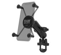 Soporte para teléfono Ram X-Grip grande con base de perno en U para manillar - Mediano