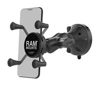 RAM Mount RAP-B-166-2-A-UN7U - Soporte (Teléfono móvil/Smartphone, Bicicleta/Coche, Barco, Scooter, Yate, Negro, Soporte pasivo, Compuesto, Acero Inoxidable, Ventosa)