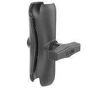 RAM MOUNTING RAM201U Brazo Corto de Doble Enchufe para Bases de Bola de 3,8 cm