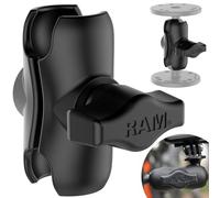 Ram Mounting RAMB201UA Brazo Corto de Doble Enchufe para Bases de Bola de 1 Pulgada