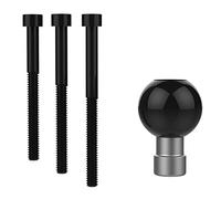 Ram Mounts RAM-B-367 Soporte para Motocicleta M8, Instalación en el Manillar con Abrazaderas de Sujeción de 2.5cm, 25mm x 25mm x 25mm, Negro