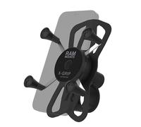 RAM Mounts X-Grip RAP-460-UN7U - Soporte de teléfono pequeño con Base de Manillar de Correa Resistente RAM para Manillar de Bicicleta