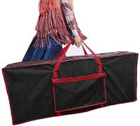 RAM ONLINE Fabric Christmas Tree Bag Black Fits 9ft Trees Bolsa para árbol de Navidad de Tela no Tejida, Negro, 125cm x 50cm x 30cm