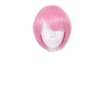 Ram Rem Cosplay Wig Re: Life In A Different World From Zero Halloween Costume Pink Blue Anime Wig OneSize Pink