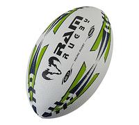 Ram Rugby - Pelota de rugby de entrenamiento de escuadrón - Tamaño 2.5-3-D Agarre para pasar y atrapar - Adecuado para edades de 3 a 6 años - La misma construcción que la pelota normal - Color: verde